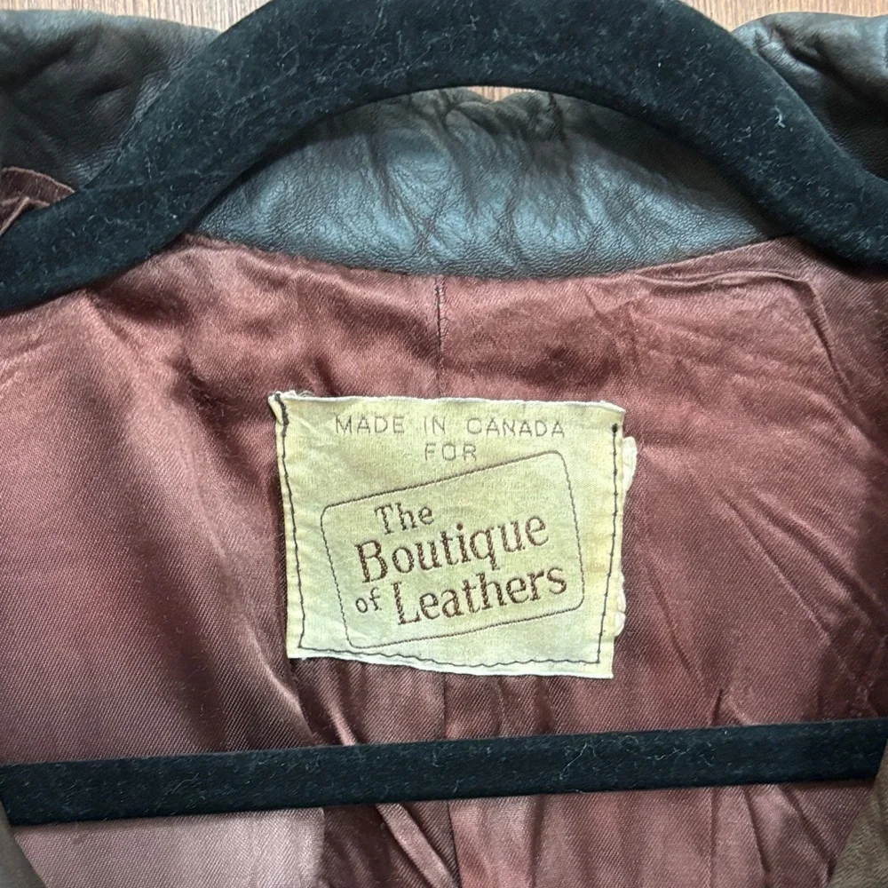 Boutique of Leather Rich Brown Jacket - Picture 2 of 4